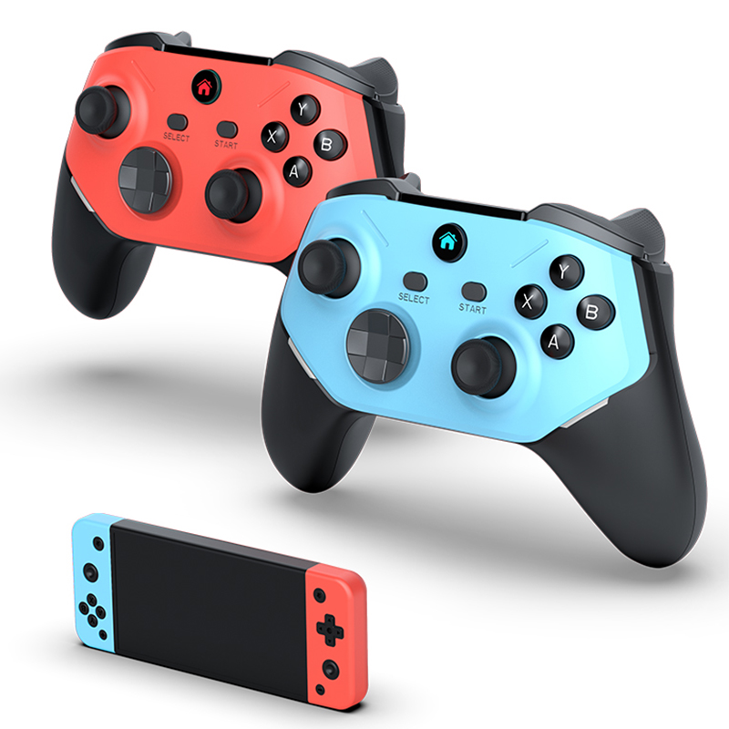 Close view of the two supplied controllers